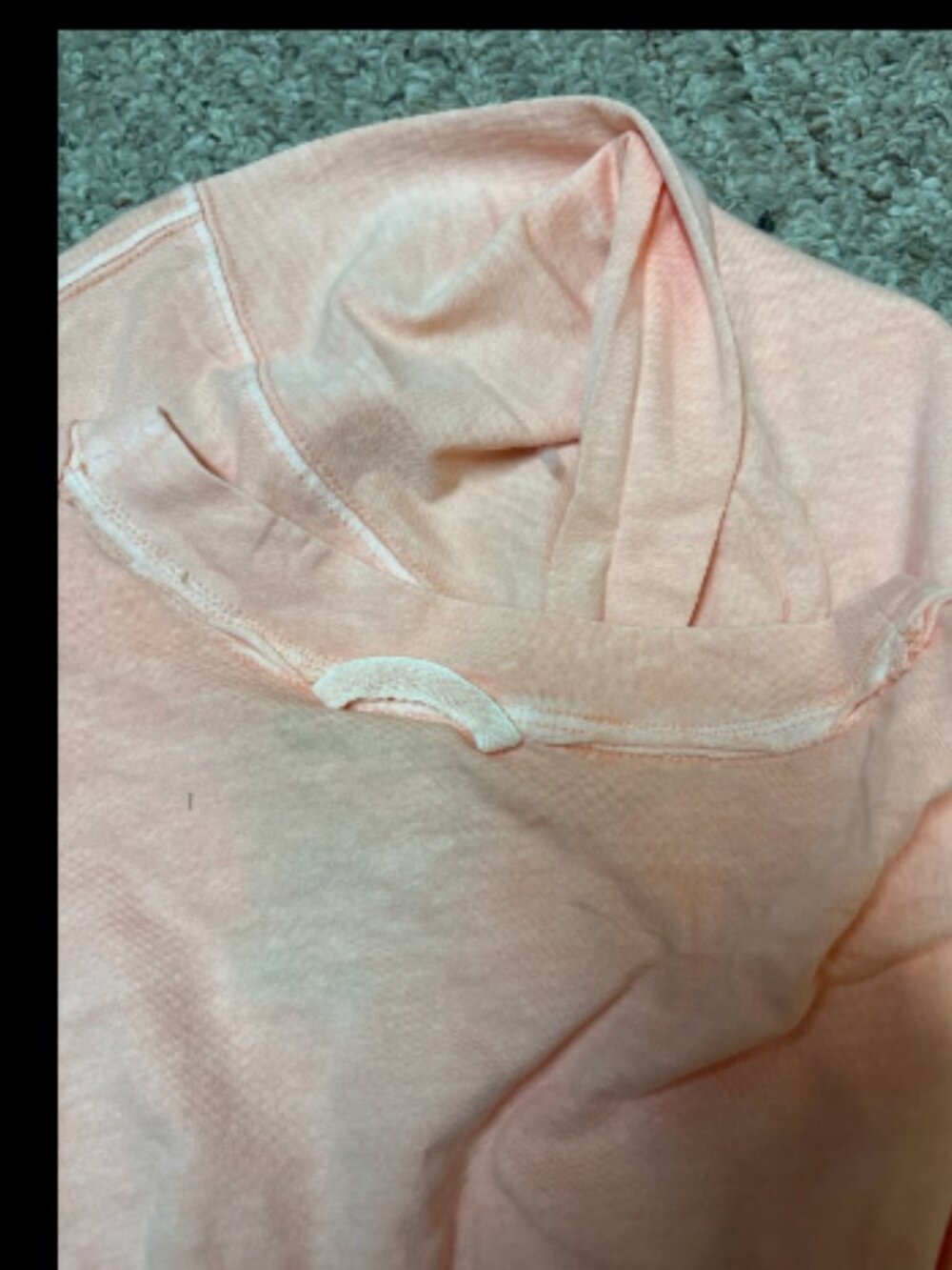 FREE PEOPLE FP MOVEMENT INSPIRE LAYER TOP TEE LONG SLEEVE CORAL PEACH $50 L - Picture 13 of 13